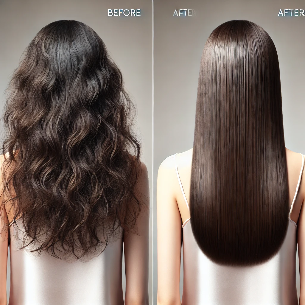 縮毛矯正 髪結ぶ いつからなら跡がつかない？